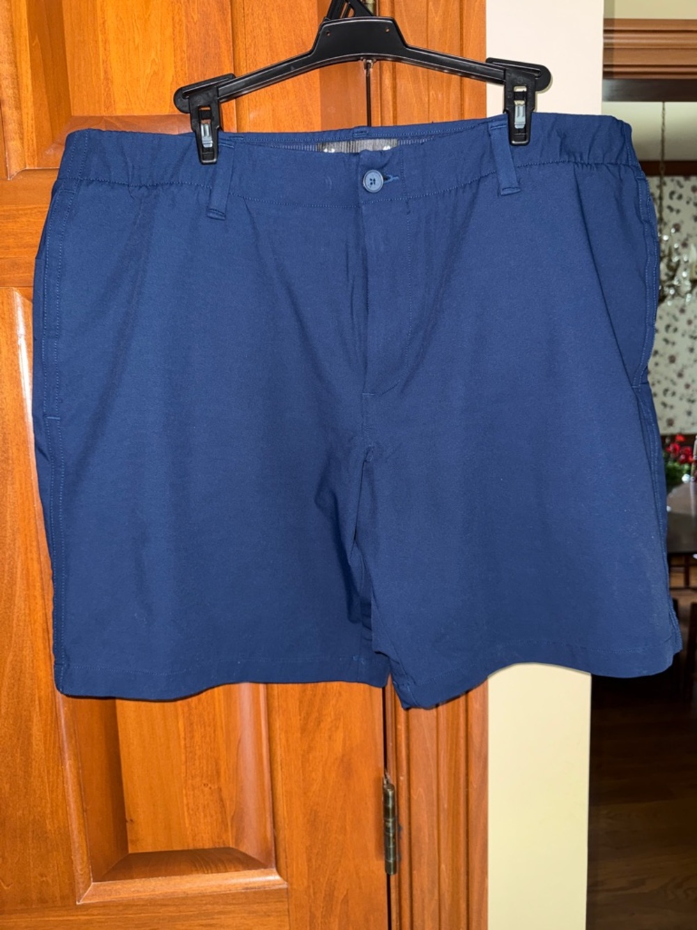Under Armour Men's Navy Performance Flat-Front Shorts